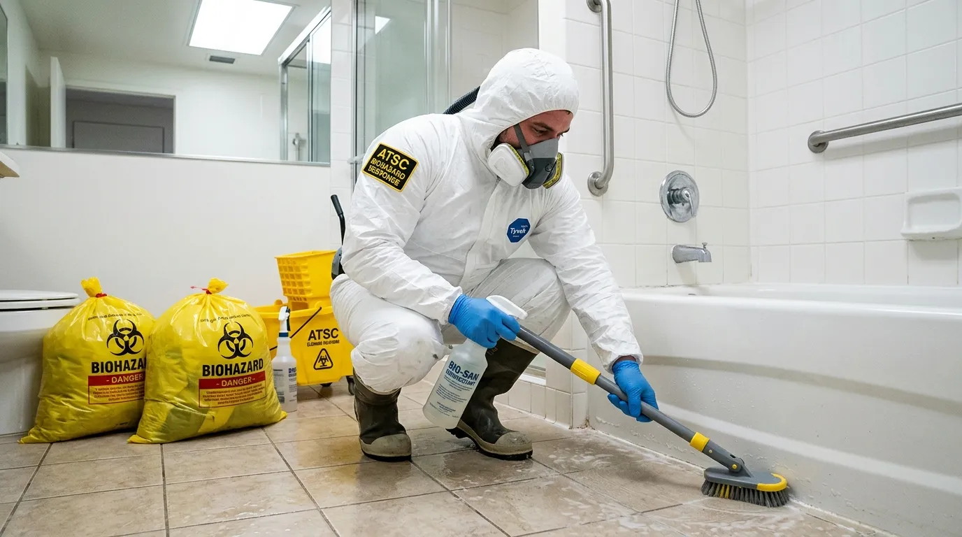 Decontamination equipment deployed for Blood Cleanup in Eagan